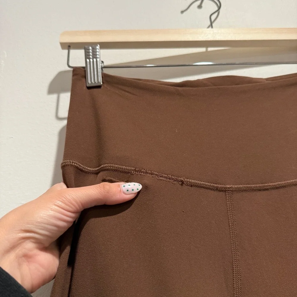 Lululemon Groove Super High Rise Flared Pant Roasted Brown‎ Size 6